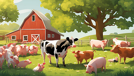 Sustainable Livestock Farming for Healthy Animals

